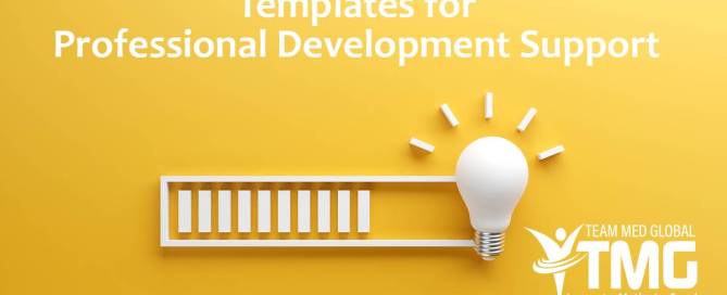 professional development support templates